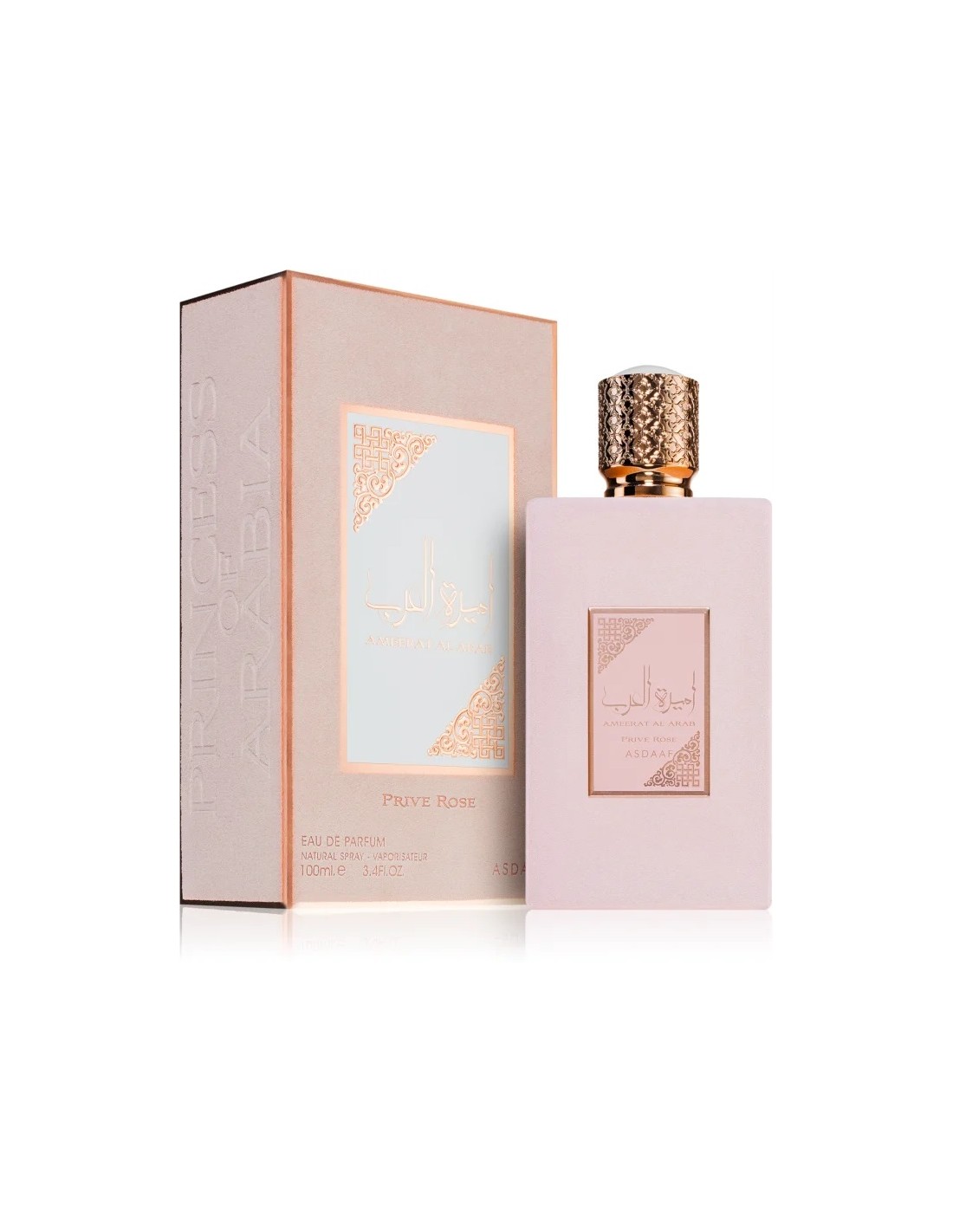 Perfume Ameerat Ao Rabe Prive Rose Mulher Lattafa Original Ml