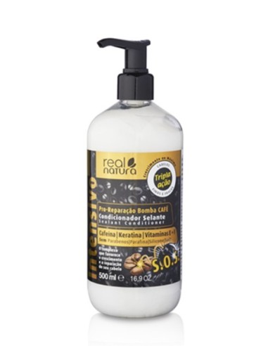 CONDUTOR DE CABELO FINO E FRACO - REAL NATURA - PARA REPARADOR BOMBA DE CAFÉ - 500 ML