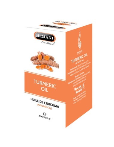 ÓLEO DE CÚRCUMA - NATURAL- HEMANI - 30 ML