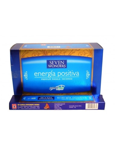 INCENSO ENERGIA POSITIVA - SEVEN WONDERS SRI DURGA - 15 GRAMAS