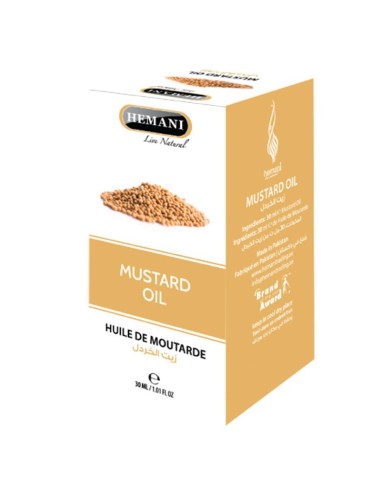 Aceite de Mostaza 100% Puro y Natural 30ml Mustard Oil