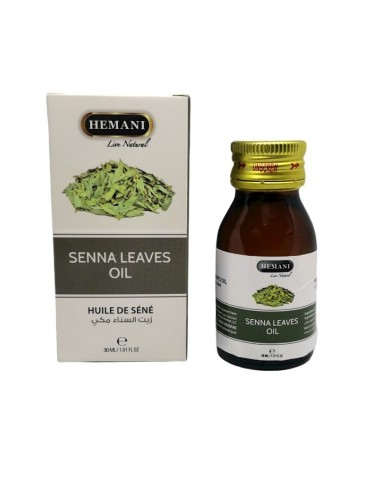 ÓLEO DE FOLHAS DE SEN - NATURAL - HEMANI - 30 ML