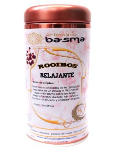 ROOIBOS RELAXANTE SEM TÉ ARTESANIA BASMA - 100 GRAMAS