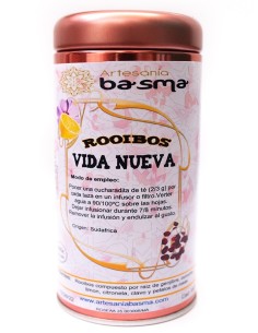 ROOIBOS NOVA VIDA SEM TEA ARTESANIA BASMA - 100 GRAMAS