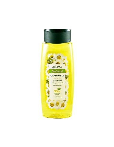 SHAMPOO DE CAMOMILA PARA TODOS OS TIPOS DE CABELO - AROMA - 400 ML