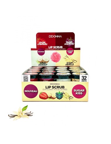 EXFOLIANTE LABIAL DE BAUNILHA - LIP SCRUB DDONNA - 20 GRAMAS