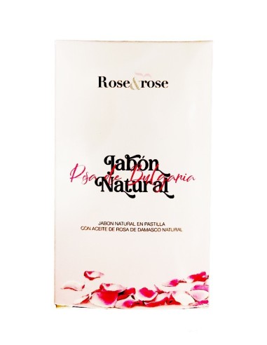 SABÃO NATURAL ROSA DA BULGÁRIA - ROSE&ROSE - 100 GRAMAS