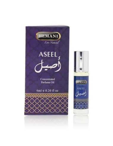 PERFUME ÁRABE ASEEL - 0% ÁLCOOL - ROLL ON - HEMANI - 6 ML