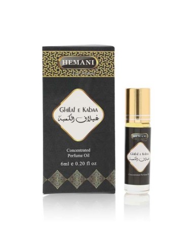 PERFUME ÁRABE GHILAF E KAABA - 0% ÁLCOOL - ROLL ON - HEMANI - 6 ML