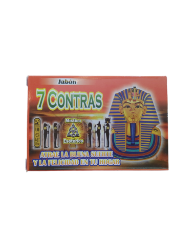 JABÓN ESOTÉRICO 7 CONTRAS - ATRAIR BOA SORTE - FELICIDADE E SAÚDE - 100GR