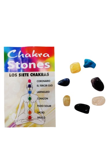 PEDRAS OS SETE CHAKRAS - PEDRAS MÁGICAS - CHAKRA STONES