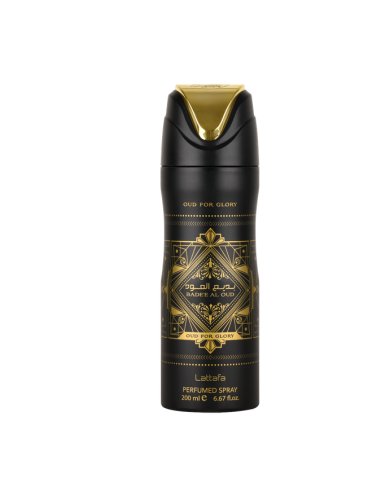 SPRAY DE DESODORANTE BADEE AO OUD - OUD FOR GLORY - LATTAFA ORIGINAL - UNISEX - 200 ML