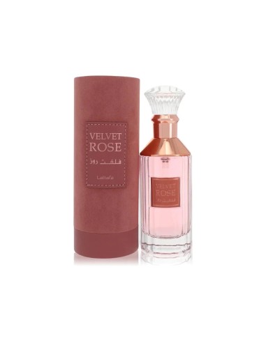 PERFUME VELVET ROSE - MULHER - LATTAFA ORIGINAL - 100 ML