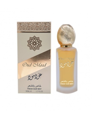 PERFUME CAPILAR OUD MOOD - FRESH HAIR MIST - LATTAFA ORIGINAL - 50 ML