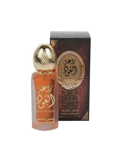 PERFUME CAPILAR ROUAT AL OUD - FRESH HAIR MIST - LATTAFA ORIGINAL - 50 ML