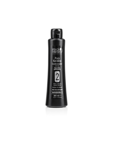 CONDUTOR PURO DE QUERATINA - REPARADOR HIDRATANTE - REAL NATURA - 300 ML