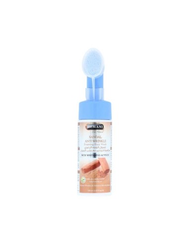 JABÓN FACIAL ESPUMOSO SÁNDALO - REDUCE LAS ARRUGAS Y MEJORA EL BRILLO DE LA PIEL - HENAMI - 150 ML