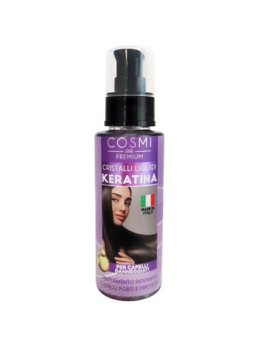 CRISTAL LIQUIDIO KERATINA - PARA CABELLO DAÑADO - COSMI MILANO - 100 ML