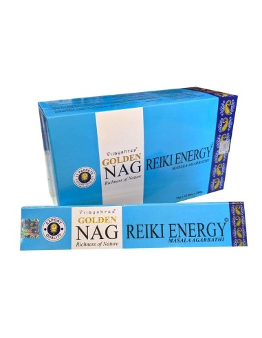 INCENSO REIKI ENERGY - NAG GOLDEN - 15 GRAMAS