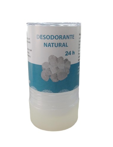 DESODORANTE DE ALUM MINERAL NATURAL - PEDRA NATURAL - EFICAZ E DURADOURO 24H - 120 GR