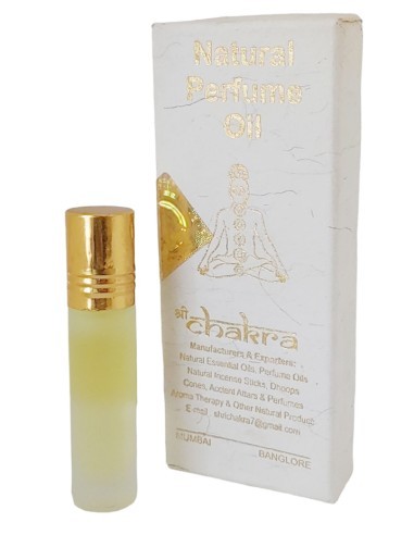 PERFUME NATURAL DE NAG CHAMPA - 0% ALCOHOL - SIETE CHAKRAS - ROLL ON - 10 ML