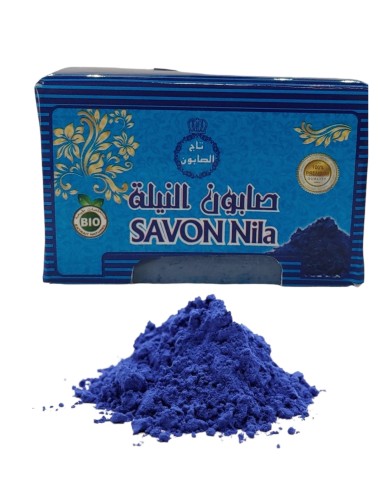 JABÓN DE NILA AZUL - EXTRACTOS NATURALES BIO - 75 GM