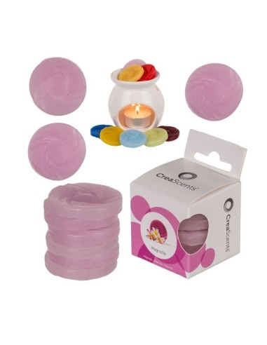 CERA PERFUMADA DE MAGNOLIA PARA QUEMADOR - CREASCENTS - 6 PASTILLAS