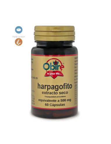 HARPAGOFITO (EXT. SECO) - OBIRE - 500 MG - 60 CÁPSULAS