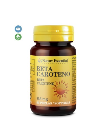 BETA CAROTENO - NATURE ESSENTIAL - 6.6 MG - 50 PERLAS