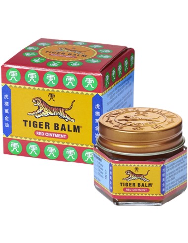 TIGRE ROJO BALSAMO - ORIGINAL - INGLÊS - TIGER BALM RED - 21GR