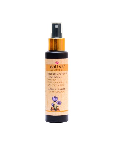 TÓNICO CAPILAR DE CANELA Y AZAFRÁN - SATTVA AYURVEDA - 100ML