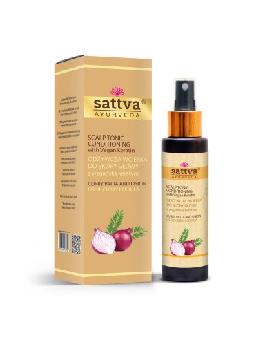 TÔNICO CAPILAR DE CURRY PATTA E CEBOLA - SATTVA AYURVEDA - 100ML