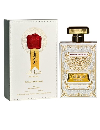 PERFUME MEETHAQ EXTRAIT DE ROUGE - HOMBRE - ARD AL ZAAFARAN ORIGINAL - 100ML