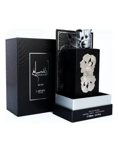 PERFUME ANSAAM SILVER LATTAFA PRIDE - UNISEX - LATTAFA ORIGINAL - 100ML