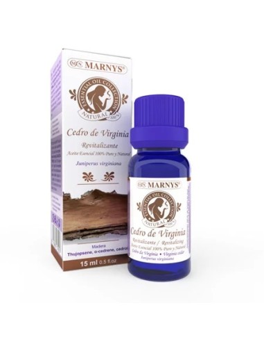 ACEITE ESENCIAL DE CEDRO - MARNYS - ACEITE ESENCIAL 100% PURO Y NATURAL - 15 ML